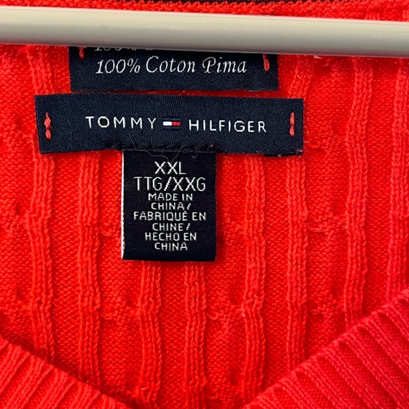 Tommy Hilfiger Woman’s V-Neck Long Sleeve Sweater - Picture 5 of 10